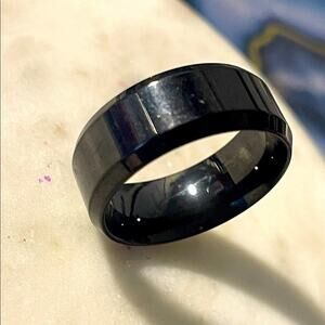 Stainless steel men’s unisex wedding band ring 8